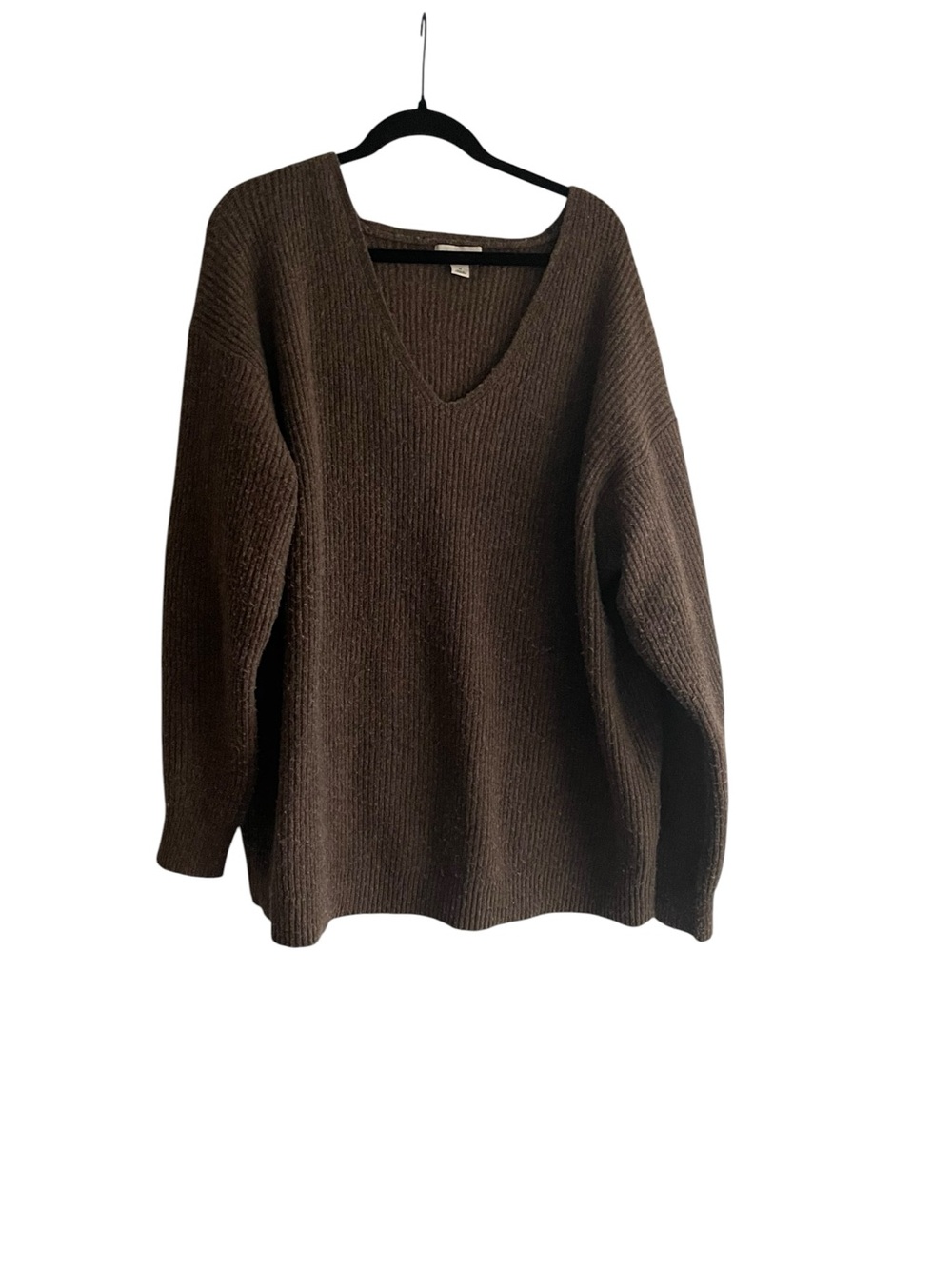 Ava & Viv V-Neck Brown Women's Sweater EUC - Picture 2 of 6